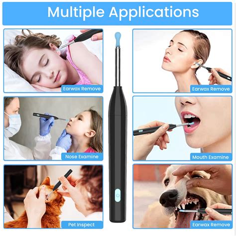 Buy BAFOME Earwax Cleaner Kit, 500W Wireless Otoscope with 12 Pieces of ...