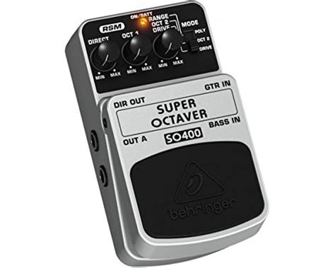 Behringer SO400 Super Octaver Ultimate Octaver Effects Pedal : Amazon ...