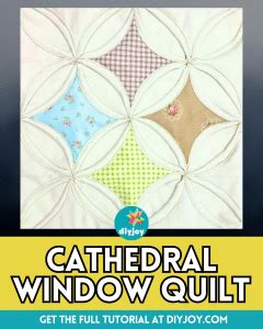 Image result for Cathedral Window Quilt Tutorial for Bedspread Tutorial