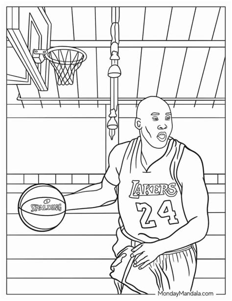 Basketball Players Coloring Pages
