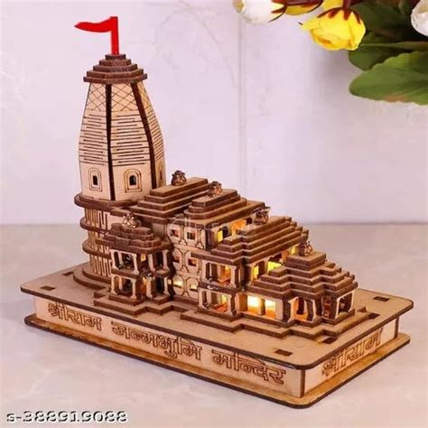 Shri Ram Mandir Ayodhya Temple with LED – Springkart