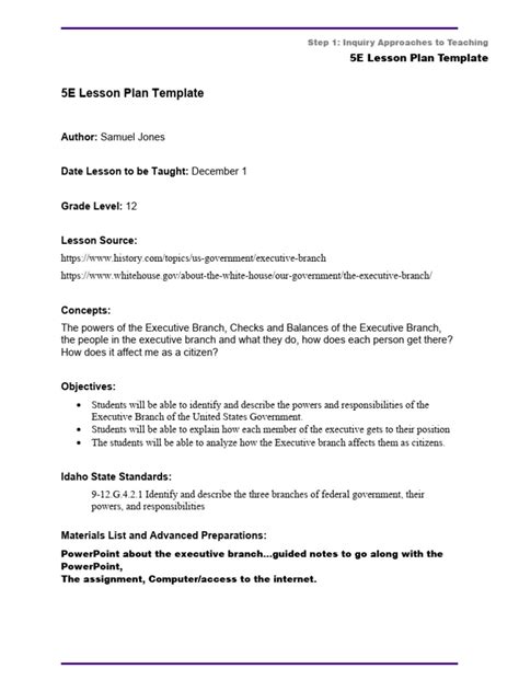 Image result for How to Write a 5E Lesson Plan