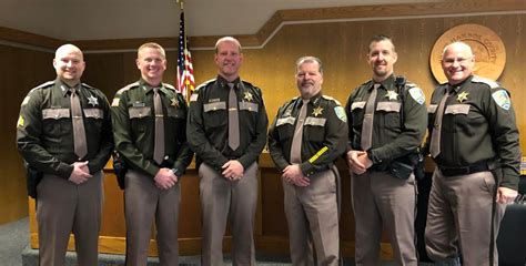 4 Promoted At The Grays Harbor County Sheriffs Department Monday