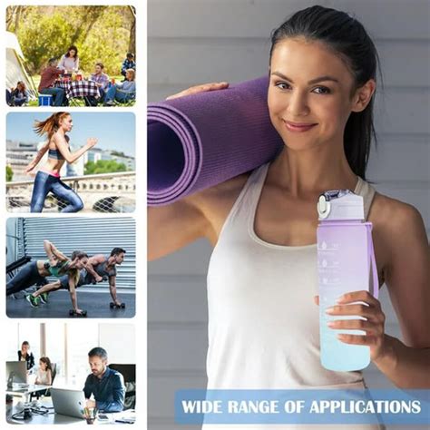 Torchit Set of 3 Water Bottle 2000ML, 900ML, 300ML with Motivational ...