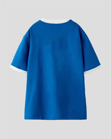Shop 90s Tap Out T-Shirt - Royal Blue & White | Love Dky