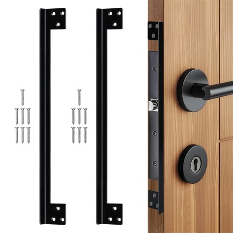 Snapklik.com : Catephe Door Latch Cover, 2 Pcs Door Latch Guard Plate, L Shaped Security ...