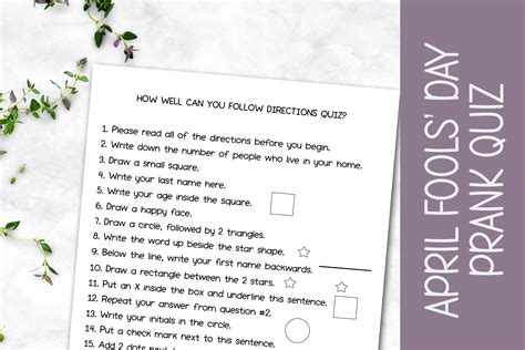 APRIL FOOL'S DAY PRANK QUIZ, TEACHER PRANK STUDENTS, PRACTICAL JOKE by ...