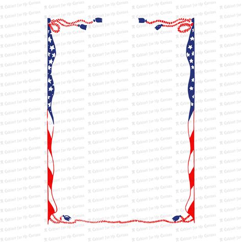 American Flag Border