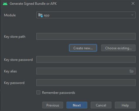 Android Studio Keystore Path 的图像结果