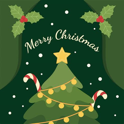 Christmas Theme Vector Arts with Christmas holiday celebration simple ...