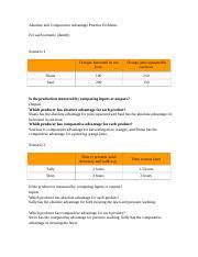 Absolute Advantage Problems 的图像结果