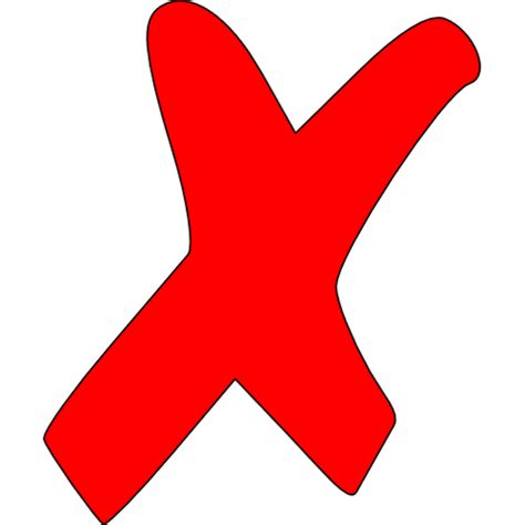 Download High Quality red x transparent large Transparent PNG Images ...