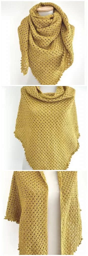 Crochet Super Easy V Stitch Shawl - Crochet Ideas