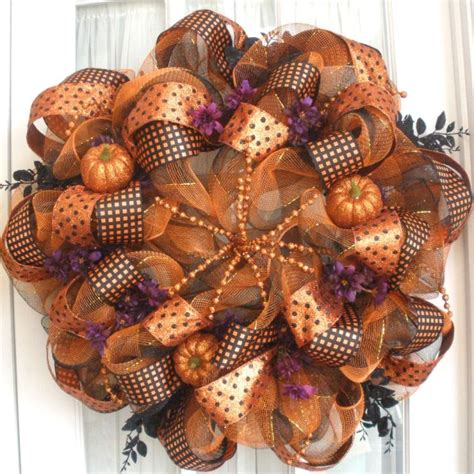 Square Deco Mesh Wreath 的图像结果