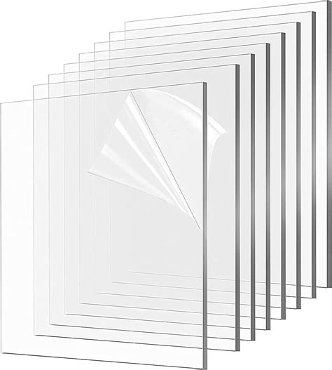 Ashani Creations clear acrylic glass sheet transparent 3mm Qty 1 panel ...