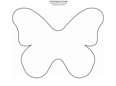 Butterfly Template Half at Luca Glossop blog