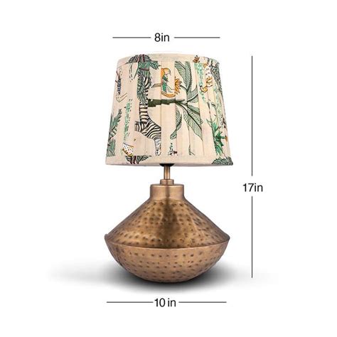 Buy Silas Hammered Table Lamp - Green Online in India | Vaaree