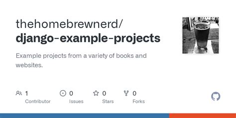 Django Example Project 的图像结果