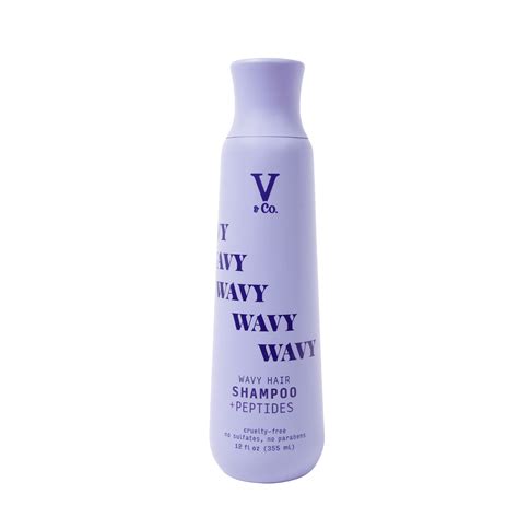 V&Co. Beauty Wavy Hair Nourishing Shampoo with Peptide Technology, 12 ...