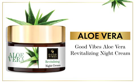 Good Vibes Aloe Vera Revitalising Face Cream - 50 g - Nourishing ...