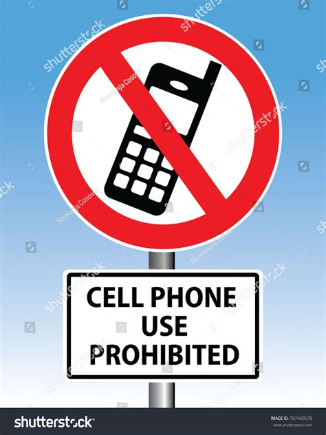 Cell Phone Use Prohibited Sign 的图像结果