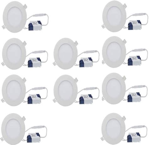 GALAXY 6 watt LED Round Slim Panel White Light False Ceiling POP ...