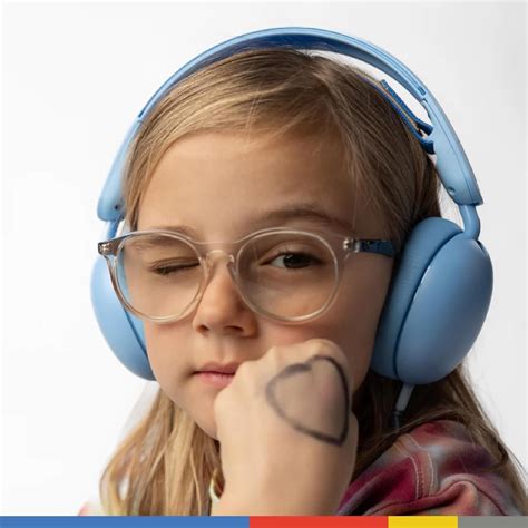 Skullcandy Grom Over-Ear Wired Headphones for Kids, Volume-Limiting, S ...