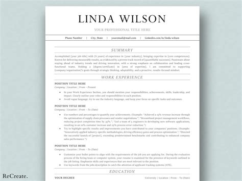 Image result for Work Resume Examples