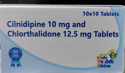 CILNIDIPINE 10 MG CHLORTHALIDONE 12.5 | API GENERIC PHARMACY