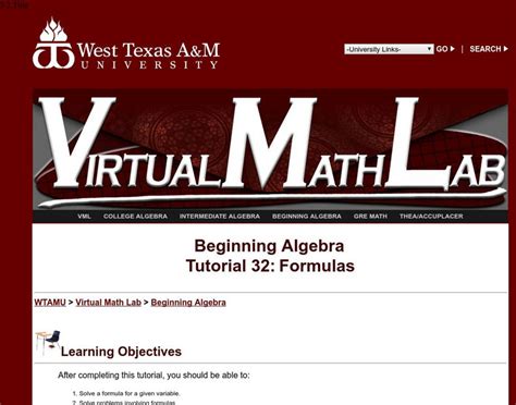 Image result for WTAMU Math Lab