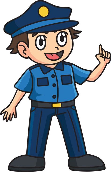 Police Officer Cartoon Colored Clipart 23058854 Vector Art at Vecteezy