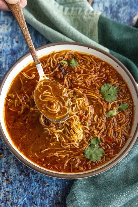 Sopa de Fideo (Mexican Noodle Soup) - Chili Pepper Madness