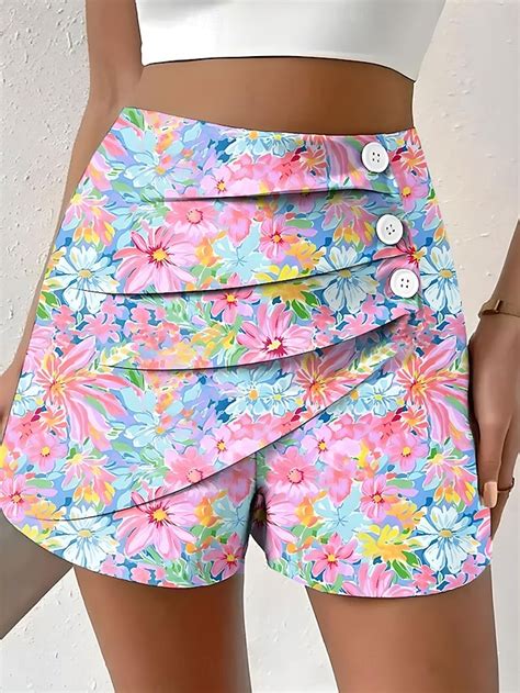 Mujer Chinos Pantalón corto Vacaciones Vintage Estilo Étnico Corto Alta ...