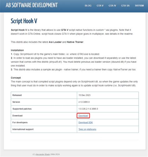 Image result for How to Install Script Hook V .Net