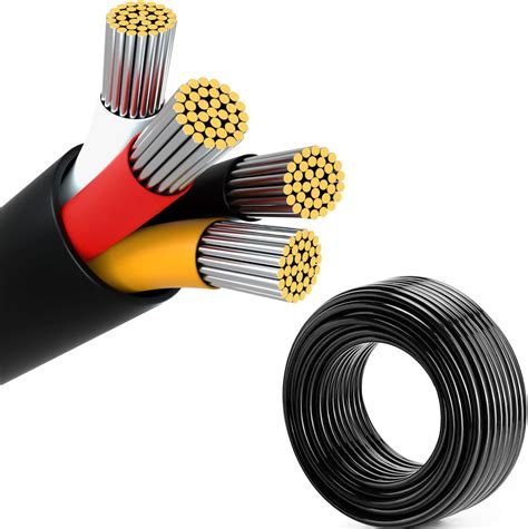 26 Gauge Wire, 4-Conductor Electrical Wire. 26 AWG Stranded Flexible ...