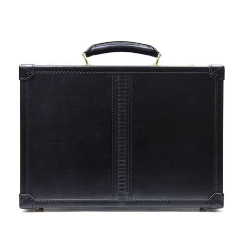 MORESCHI オーストリッチ アタッシュケース MADE IN ITALY ブラック モレスキー ビジネス バッグ トランク 黒 イタリア製