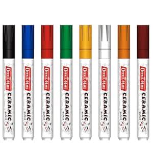 Soni Officemate Ceramic Marker | Ideal for Ceramic Plate, Pot, Cup ...