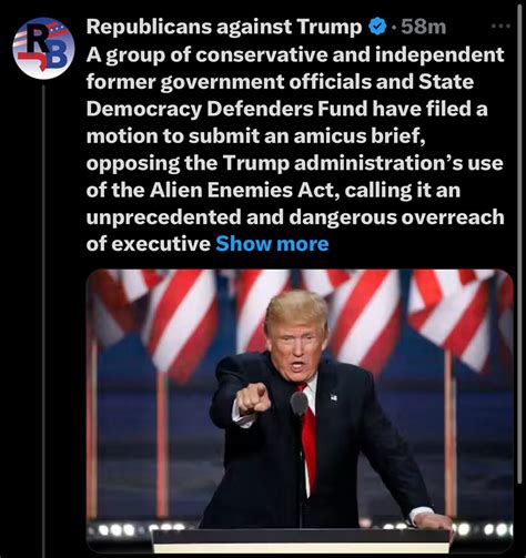 Instagram photo by Republicans against Trump • Mar 22, 2025 at 6:12 PM