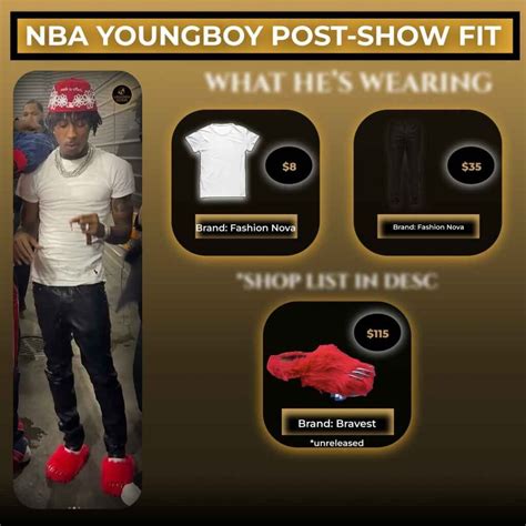 NBA YoungBoy Outfits + Haircut Guide