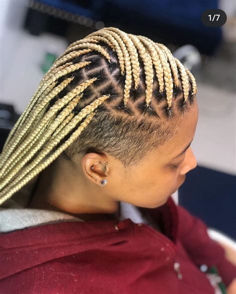 Pin on Hair | Box braids shaved sides, Braids with shaved sides, Shaved ...