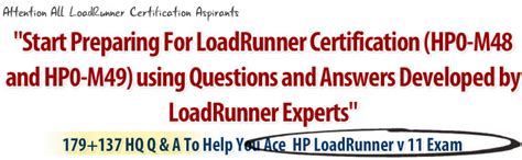 Image result for How to Get HP Load Runner Certification
