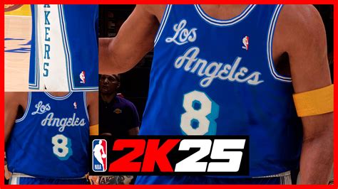 NBA 2K25 Los Angeles Lakers Retro Blue Jersey