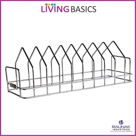 Anti Rust Stainless Steel 10 Sections Triangle Shape Dish Stand, Plate ...