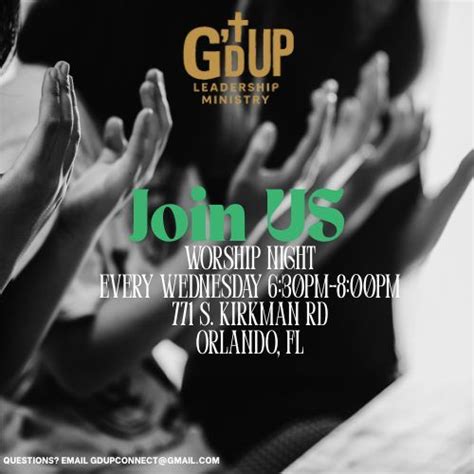 Worship Night, 771 S. Kirkman Rd, Orlando, FL, United States, Florida ...