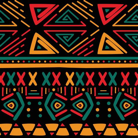 African Seamless Color Pattern 6152681 Vector Art at Vecteezy