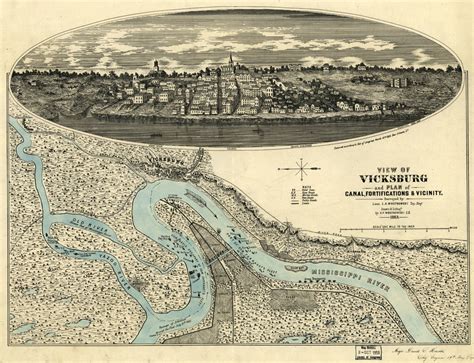 Battle Of Vicksburg Map