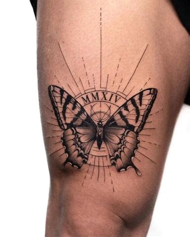 Expressive 12 Butterfly Tattoos for Men: Placements & Inspiration ...