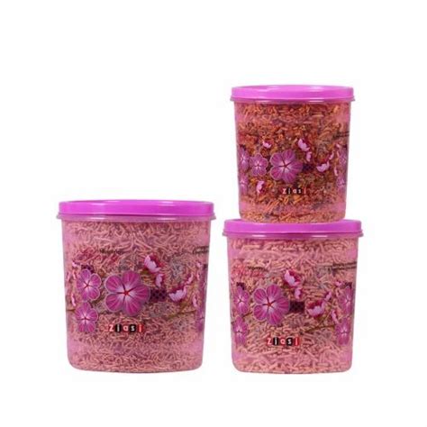 Plastic Container - Plastic Storage Containers Set Of 3 Pcs ...