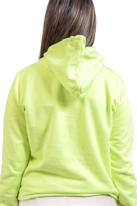 Basic Neon Green Hoodie // Women – Ewardrobe
