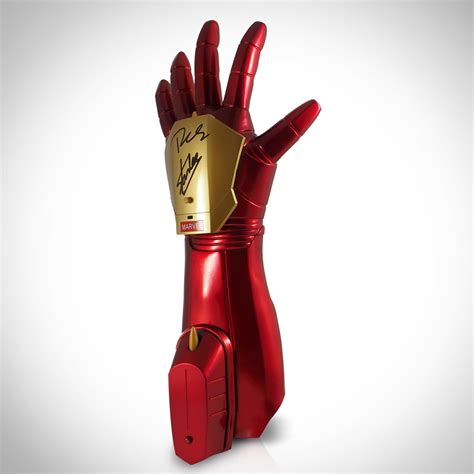 Iron Man- Hand-Signed Life Size Iron Man Arm By Robert Downey Jr. & St ...